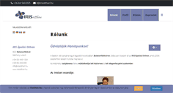 Desktop Screenshot of irisotthon.hu